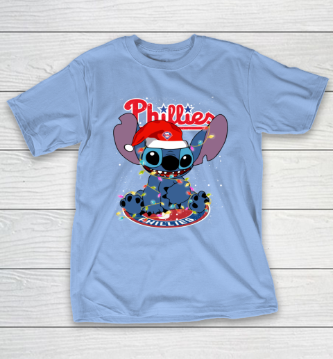 Philadelphia Phillies MLB noel stitch Baseball Christmas T-Shirt 8