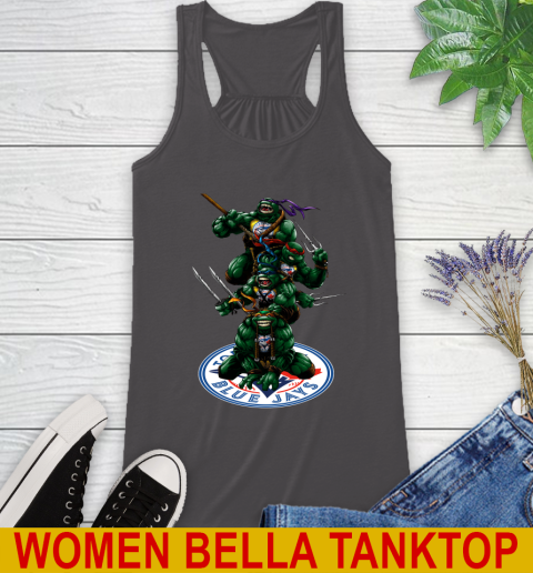 MLB Baseball Toronto Blue Jays Teenage Mutant Ninja Turtles Shirt Racerback Tank 12