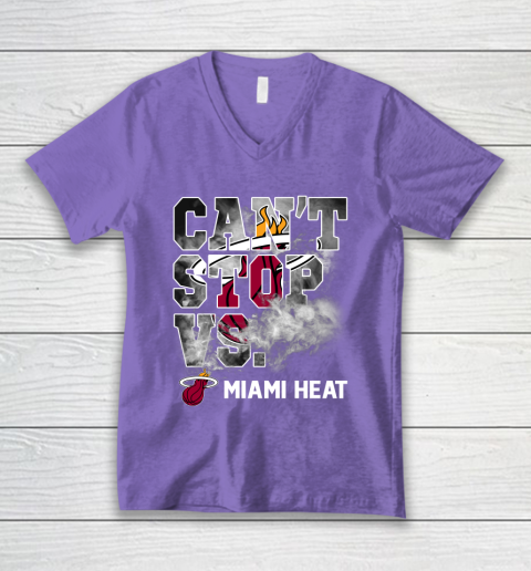 NBA Miami Heat Basketball Can't Stop Vs V-Neck T-Shirt 8