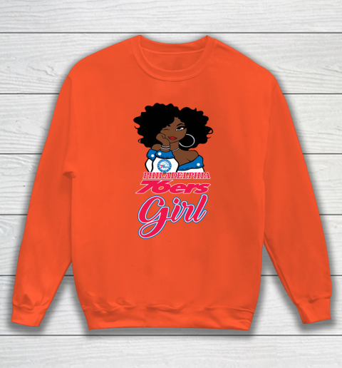 Philadelphia 76ers Girl NBA Sweatshirt 4