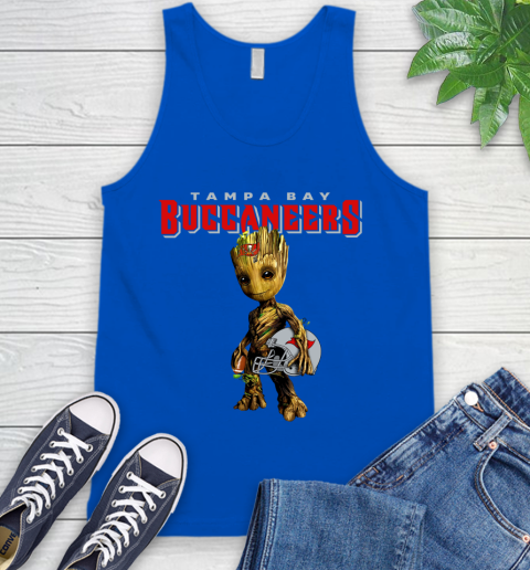 Tampa Bay Buccaneers NFL Football Groot Marvel Guardians Of The Galaxy Tank Top 5
