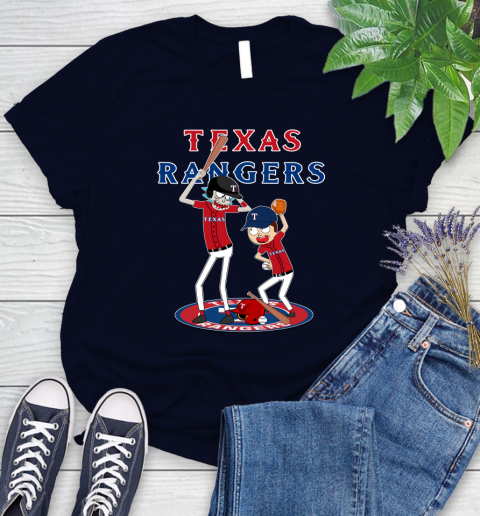 MLB Texas Rangers Rick And Morty Baseball 93