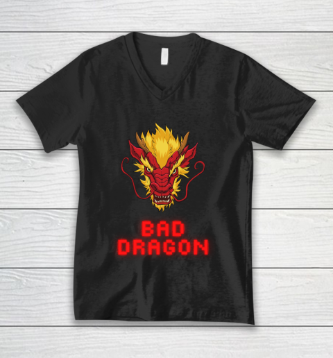 Bad Dragon Red V-Neck T-Shirt