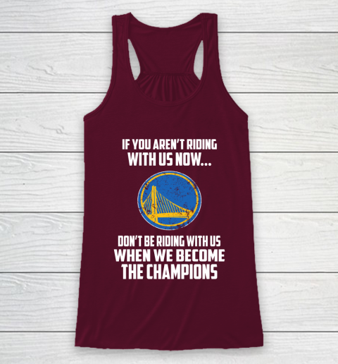 NBA Golden State Warriors Basketball We Become The Champions Racerback Tank 2