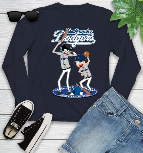 MLB Los Angeles Dodgers Rick And Morty Baseball 127