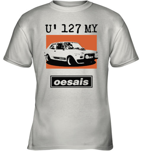 xq4n u 127 my oesais 127 abarth car oesais youth t shirt 26 front white