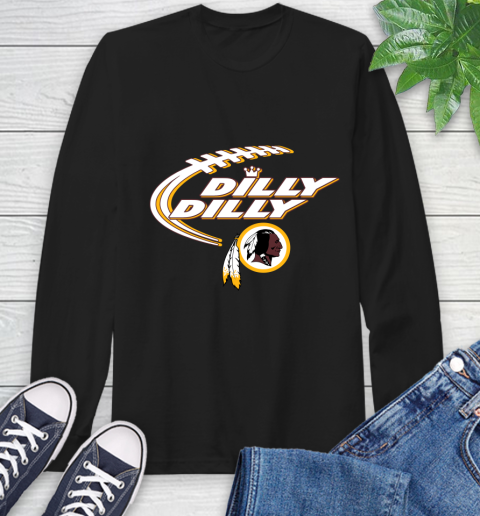 NFL Washington Redskins Dilly Dilly Football Sports Long Sleeve T-Shirt 2