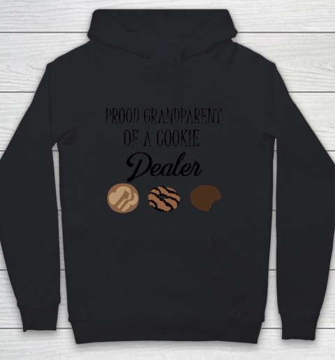 Grandpa Funny Gift Apparel  Prood Grandpatrent Of A Cookie Dealer Youth Hoodie