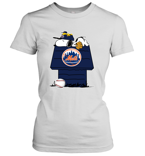 MLB New York Mets Snoopy Grey Baseball Jersey