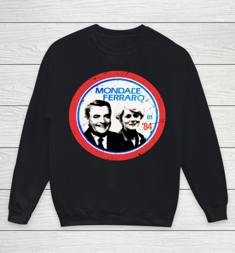 Walter Mondale Geraldine Ferrero Vintage 1984 Election Youth Sweatshirt