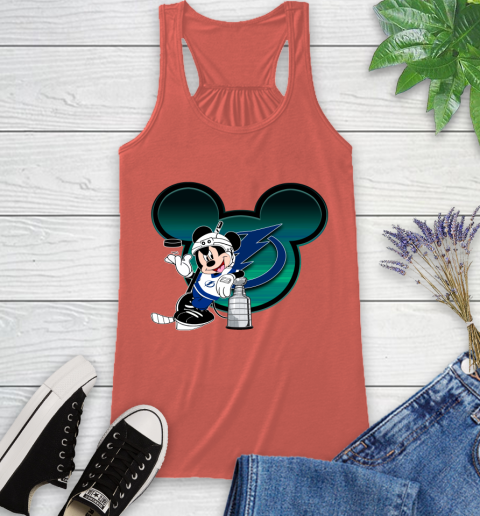NHL Tampa Bay Lightning Stanley Cup Mickey Mouse Disney Hockey T Shirt Racerback Tank 4
