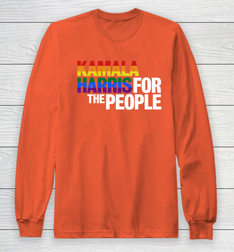Kamala Harris 2020 for the People LGBT Long Sleeve T-Shirt 3