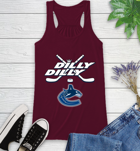 NHL Vancouver Canucks Dilly Dilly Hockey Sports Racerback Tank 3