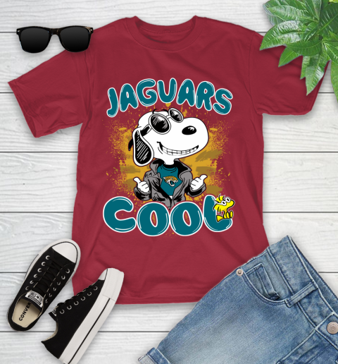 NFL Football Jacksonville Jaguars Cool Snoopy Shirt Youth T-Shirt 12