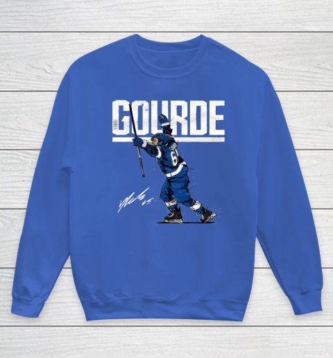Yanni Gourde For Tampa Bay Lightning Fans Youth Sweatshirt 6