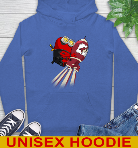 NHL Hockey Arizona Coyotes Deadpool Minion Marvel Shirt Hoodie 9