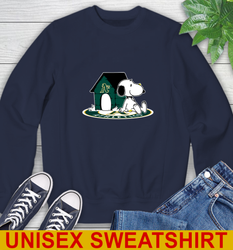 MLB Baseball Oakland Athletics Snoopy The Peanuts Movie Shirt Sweatshirt 3