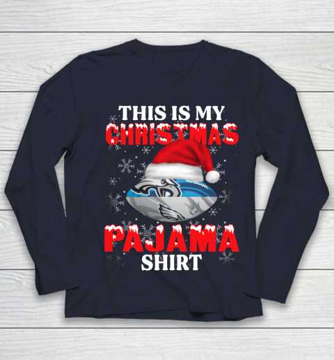 Philadelphia Eagles This Is My Christmas Pajama Shirt NFL Youth Long Sleeve 2