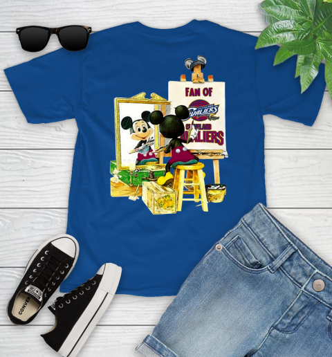 NBA Basketball Cleveland Cavaliers Mickey Drawing Shirt 103