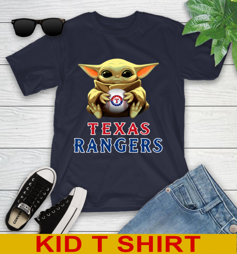 MLB Baseball Texas Rangers Star Wars Baby Yoda Shirt 103