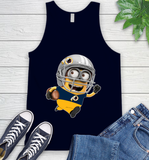 NFL Washington Redskins Minions Disney Football Sports Tank Top 3
