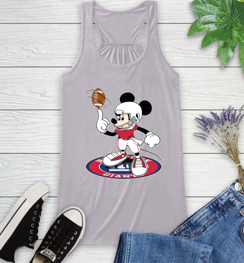 NFL Football New York Giants Cheerful Mickey Disney Shirt Racerback Tank 5