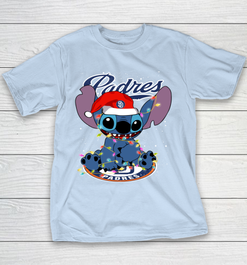 San Diego Padres MLB noel stitch Baseball Christmas Youth T-Shirt 4