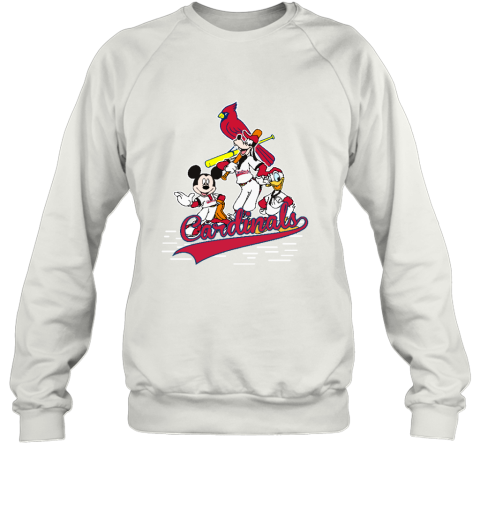 MLB St.Louis Cardinals Mickey Mouse Donald Duck Goofy Baseball T Shirt  Sweatshirt