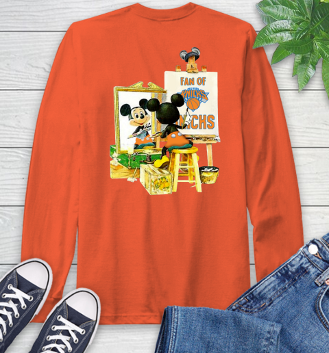NBA Basketball New York Knicks Mickey Drawing Shirt 57