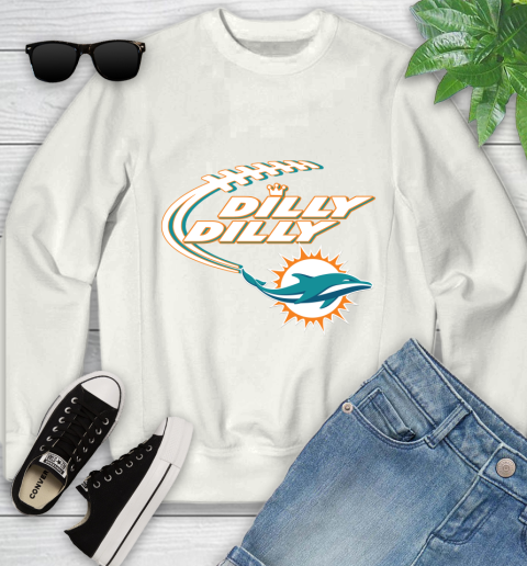 NFL Miami Dolphins Dilly Dilly Football Sports Youth Sweatshirt