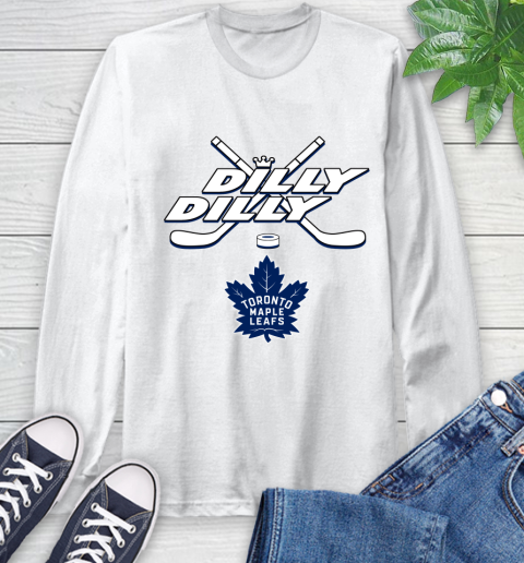 NHL Toronto Maple Leafs Dilly Dilly Hockey Sports Long Sleeve T-Shirt