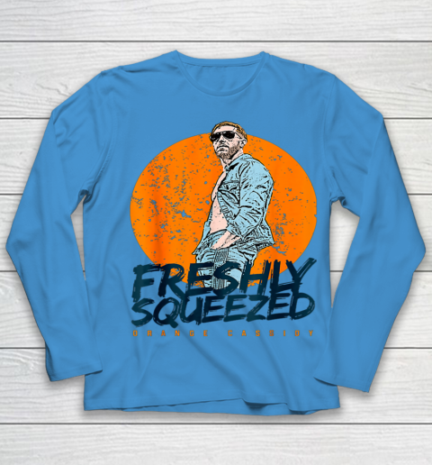 Wrestling Freshly Squeezed Orange Cassidy AEW Wrestler Youth Long Sleeve 4