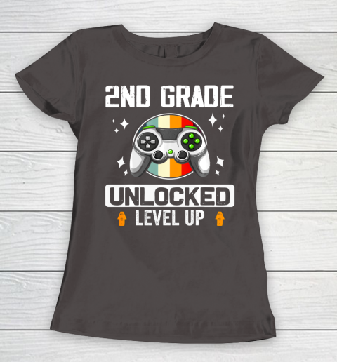 Next Level t shirts 2nd Grade Unlocked Level Up Back To School Second Grade Gamer Women's T-Shirt 7