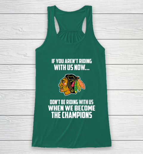 NHL Chicago Blackhawks Hockey We Become The Champions Racerback Tank 5