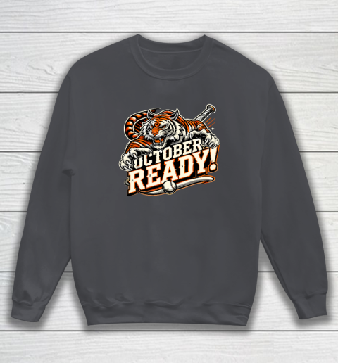 October Ready Baseball Tiger Fan Sweatshirt 3