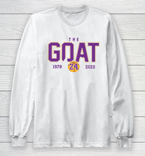 Kobe Bryant The Goat 1978 2020 Long Sleeve T-Shirt