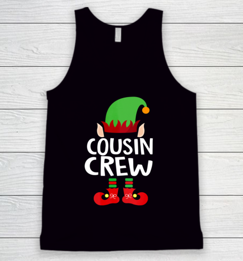 Cousin Crew ELF T Shirt Gift Family Matching Christmas Ugly Tank Top
