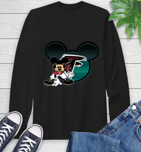 NFL Atlanta Falcons Mickey Mouse Disney Football T Shirt Long Sleeve T-Shirt 2