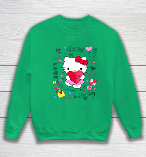 Hello Kitty Love Notes Valentine Tee Sweatshirt 5