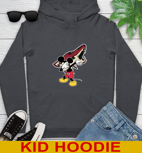 Arizona Coyotes NHL Hockey Dabbing Mickey Disney Sports Youth Hoodie 10 Arizona Coyotes NHL Hockey Dabbing Mickey Disney Sports Youth Hoodie - Image 10