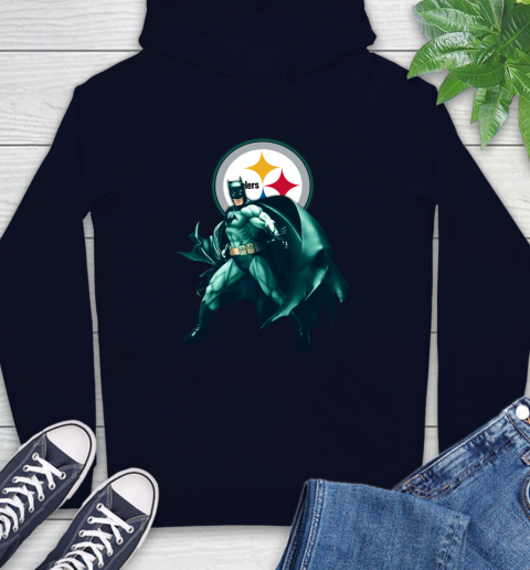 NFL Batman Football Sports Pittsburgh Steelers Hoodie 4