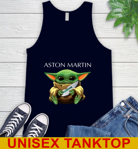 Star Wars Baby Yoda Hugs Aston Martin Car Shirt 68