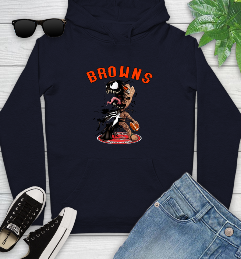 NFL Cleveland Browns Football Venom Groot Guardians Of The Galaxy