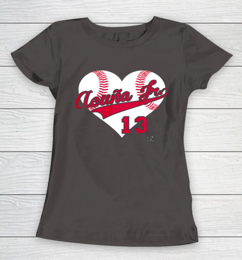 Ronald Acuna Jr Baseball Heart Gameday Women's T-Shirt 7