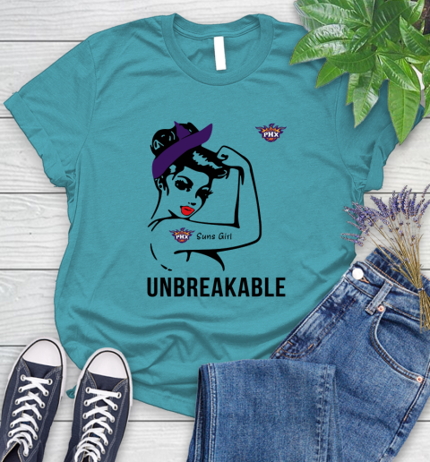 NBA Phoenix Suns Girl Unbreakable Basketball Sports Women's T-Shirt 11
