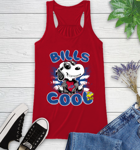 NFL Football Buffalo Bills Cool Snoopy Shirt Racerback Tank 3