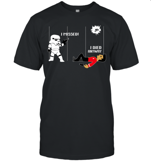 Star Wars Star Trek A Stormtrooper And A Redshirt In A Fight Shirts