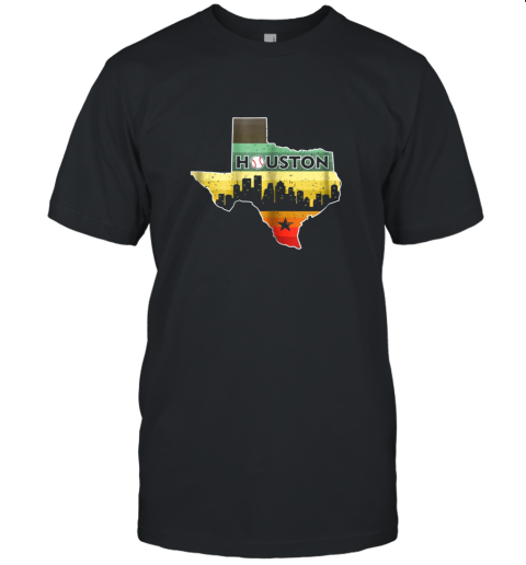 Houston Retro Baseball Shirt  Vintage Houston Baseball Unisex Jersey Tee