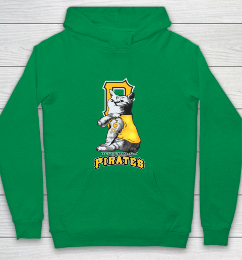 MLB Baseball My Cat Loves Pittsburgh Pirates Youth Hoodie 4