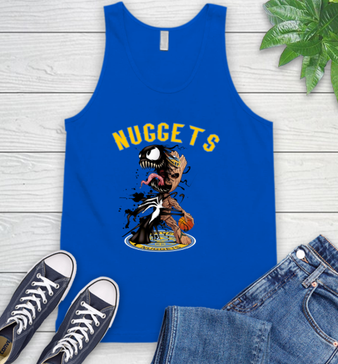 NBA Denver Nuggets Basketball Venom Groot Guardians Of The Galaxy Tank Top 5